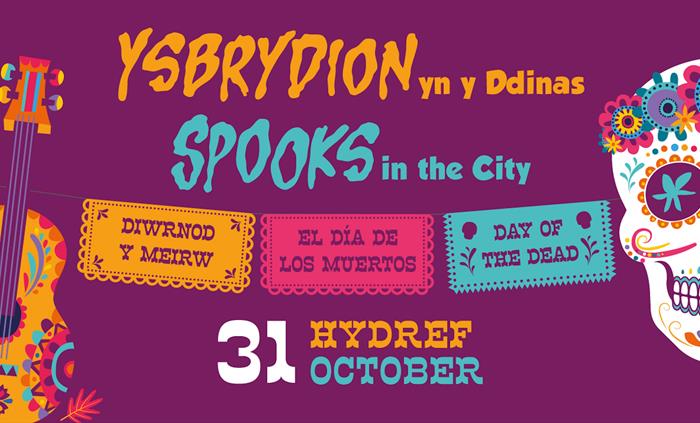 Spooks in the City: El Dia de los Muertos graphic